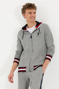 HOODIE-GREY MELANGE