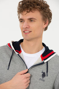 HOODIE-GREY MELANGE