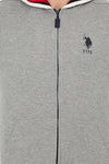 HOODIE-GREY MELANGE