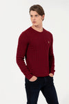 BASIC KNITWEAR-BORDEAUX
