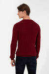 BASIC KNITWEAR-BORDEAUX