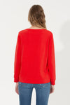LADIES SWEATSHIRT-RED