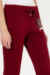 LADIES SWEATPANTS-CHERRY