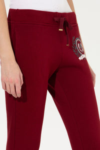LADIES SWEATPANTS-CHERRY
