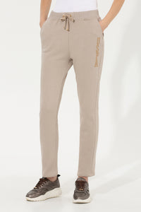 LADIES SWEATPANTS-STONE