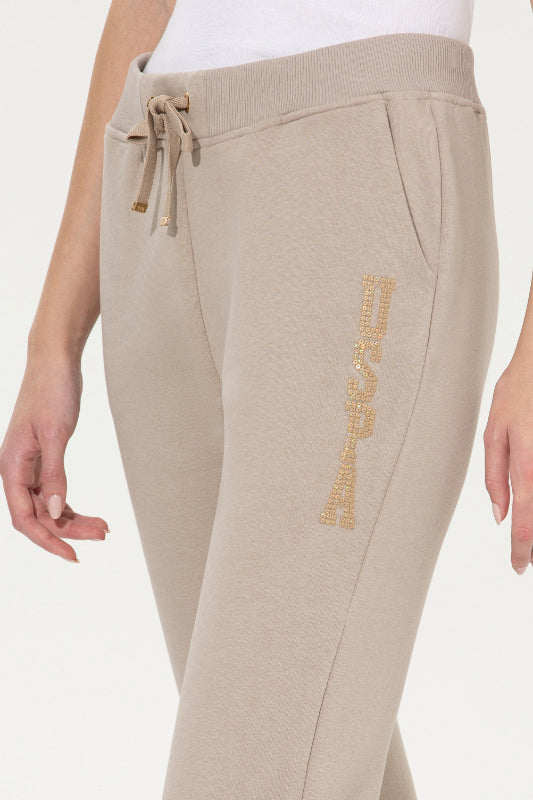 LADIES SWEATPANTS-STONE