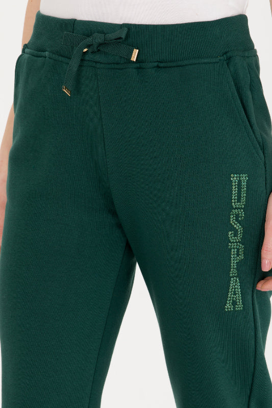 LADIES SWEATPANTS-GREEN