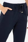 LADIES SWEATPANTS-NAVY BLUE