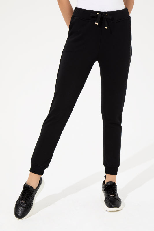 LADIES SWEATPANTS-BLACK