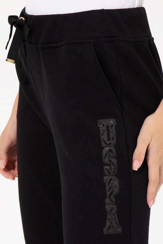 LADIES SWEATPANTS-BLACK
