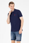 BASIC POLO SHIRT-NAVY BLUE