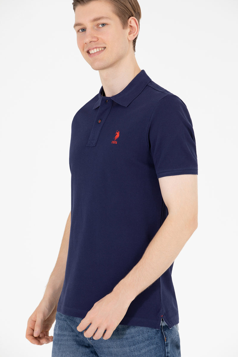 BASIC POLO SHIRT-NAVY BLUE