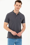 BASIC POLO SHIRT-ANTRACITE