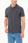BASIC POLO SHIRT-ANTRACITE