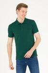 BASIC POLO SHIRT-DARK GREEN