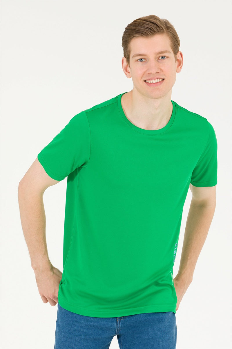 Mens T Shirt Apple Green