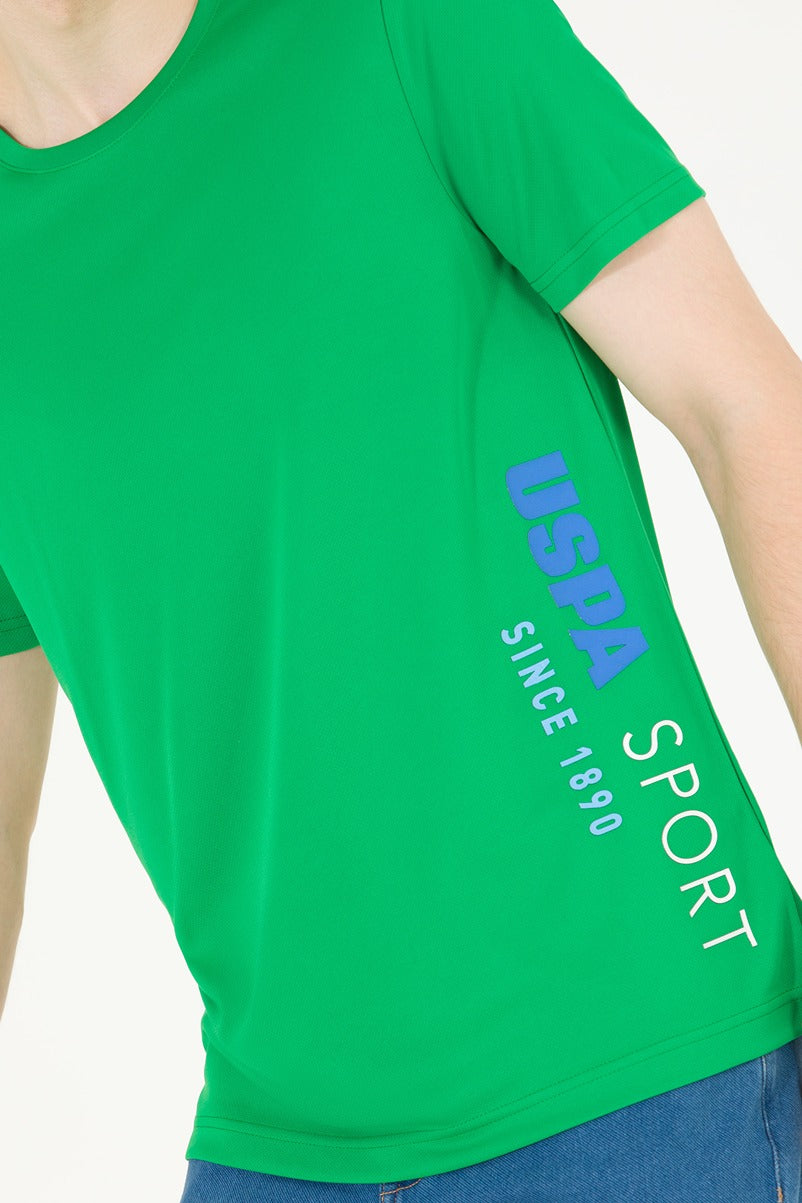 Mens T Shirt Apple Green