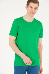 Mens T Shirt Apple Green