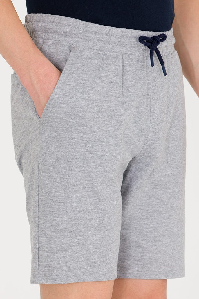 Mens Sweatshorts Grey Melange