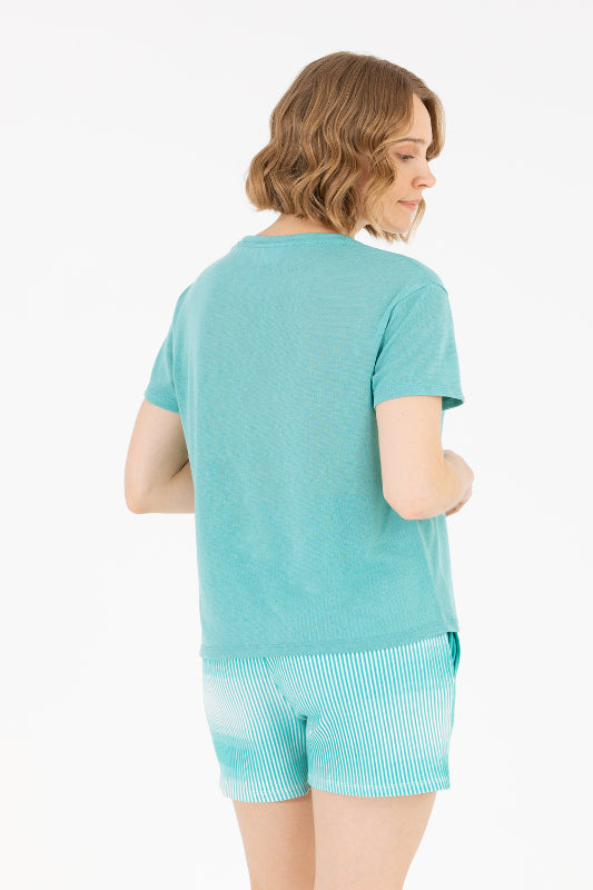 LADIES T-SHIRT-GREEN