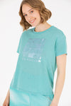 LADIES T-SHIRT-GREEN