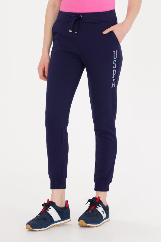 LADIES SWEATPANTS-NAVY BLUE