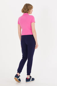 LADIES SWEATPANTS-NAVY BLUE