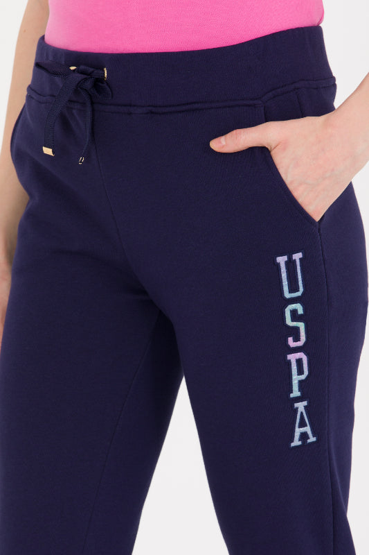 LADIES SWEATPANTS-NAVY BLUE