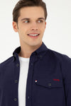 Mans Shirt Navy Blue