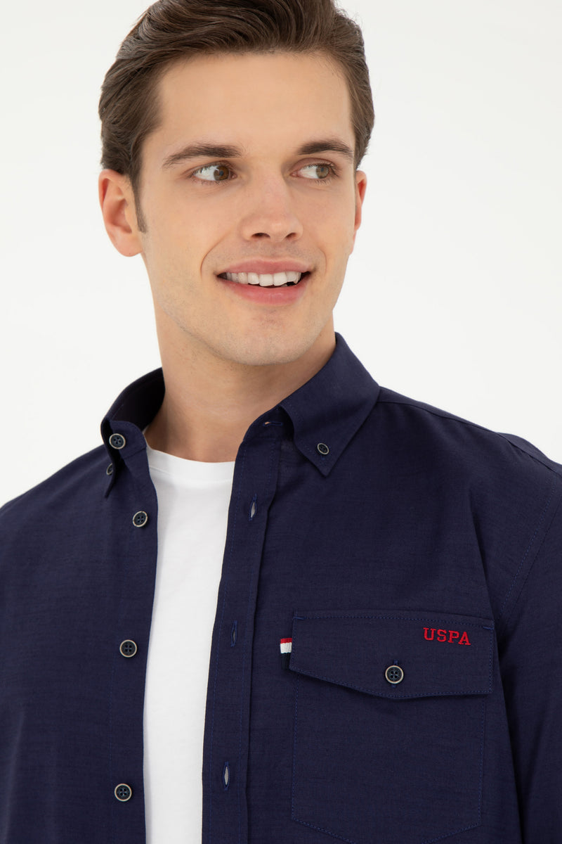 Mans Shirt Navy Blue