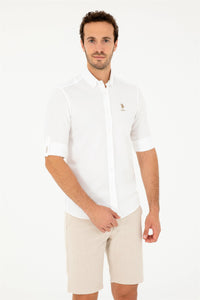 Mans Shirt Light Khaki