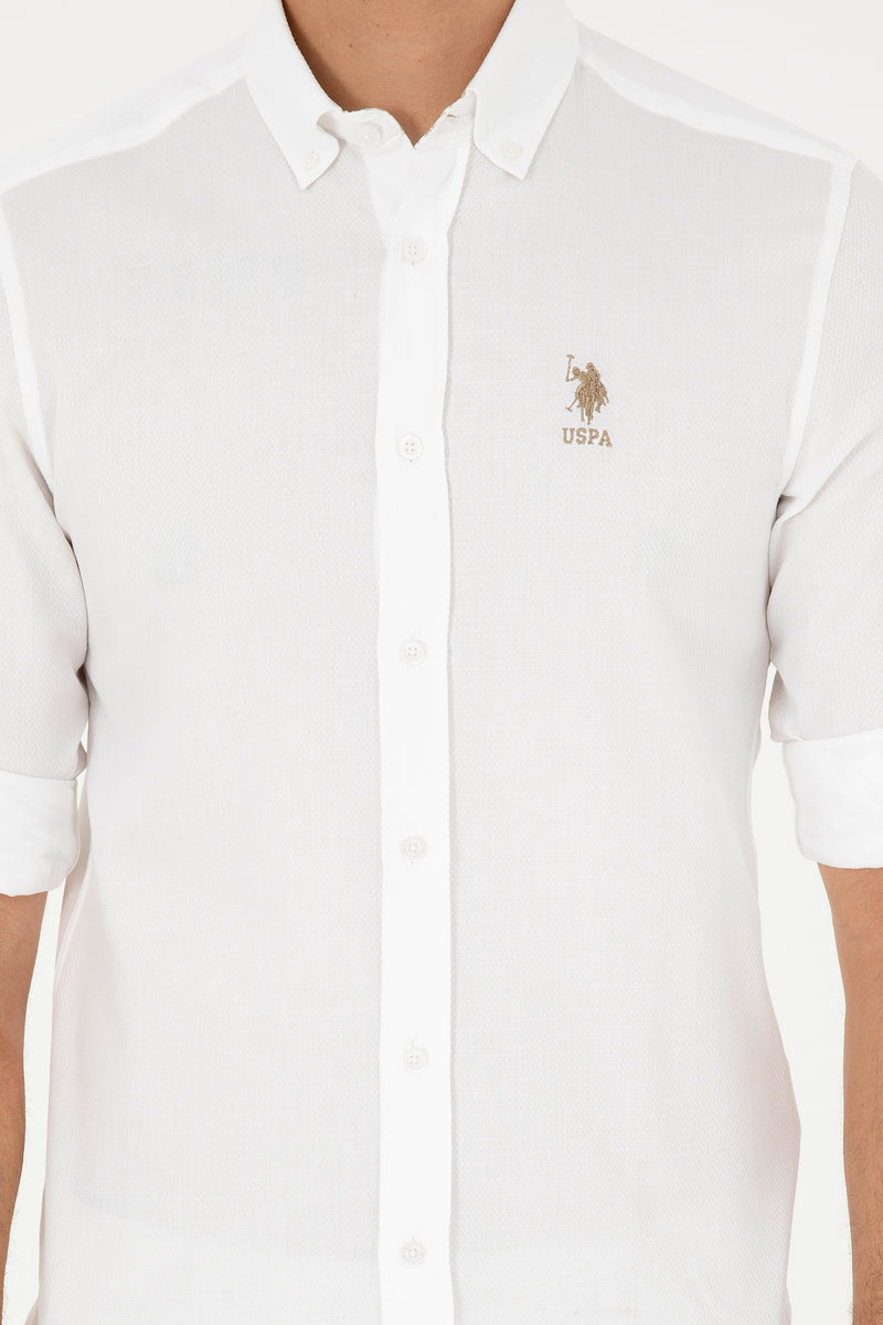 Mans Shirt Light Khaki