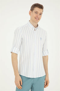 Mans Shirt Light Blue