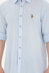 Mans Basic Shirt Light Blue