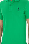 Mans Basic Polo Shirt Apple Green