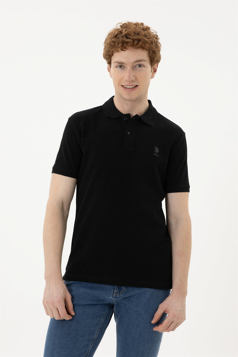 Mens Basic Polo Shirt Black