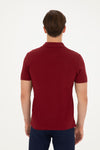 Mans Basic Polo Shirt Bordo