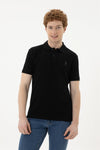 Mans Basic Polo Shirt Black