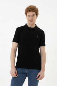 Mans Basic Polo Shirt Black