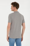 Mens Basic Polo Shirt Dark Grey