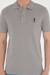 Mens Basic Polo Shirt Dark Grey
