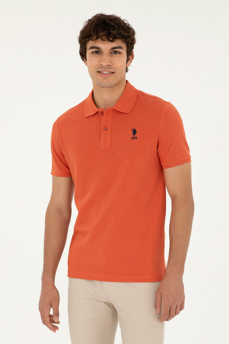 Mens Basic Polo Shirt Powder