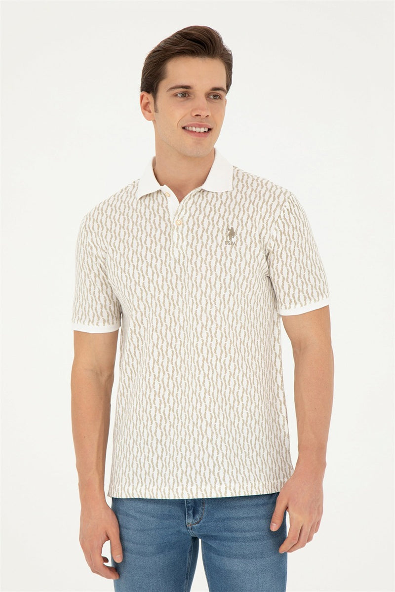 Mens Polo Shirt Light Khaki