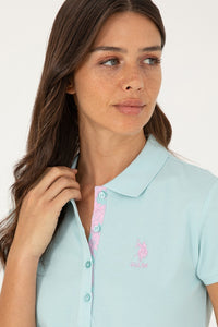 Womens Ladies Basic Polo Shirt Nile