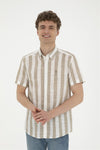 Mens Shirt Khaki