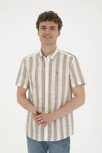 Mens Shirt Khaki