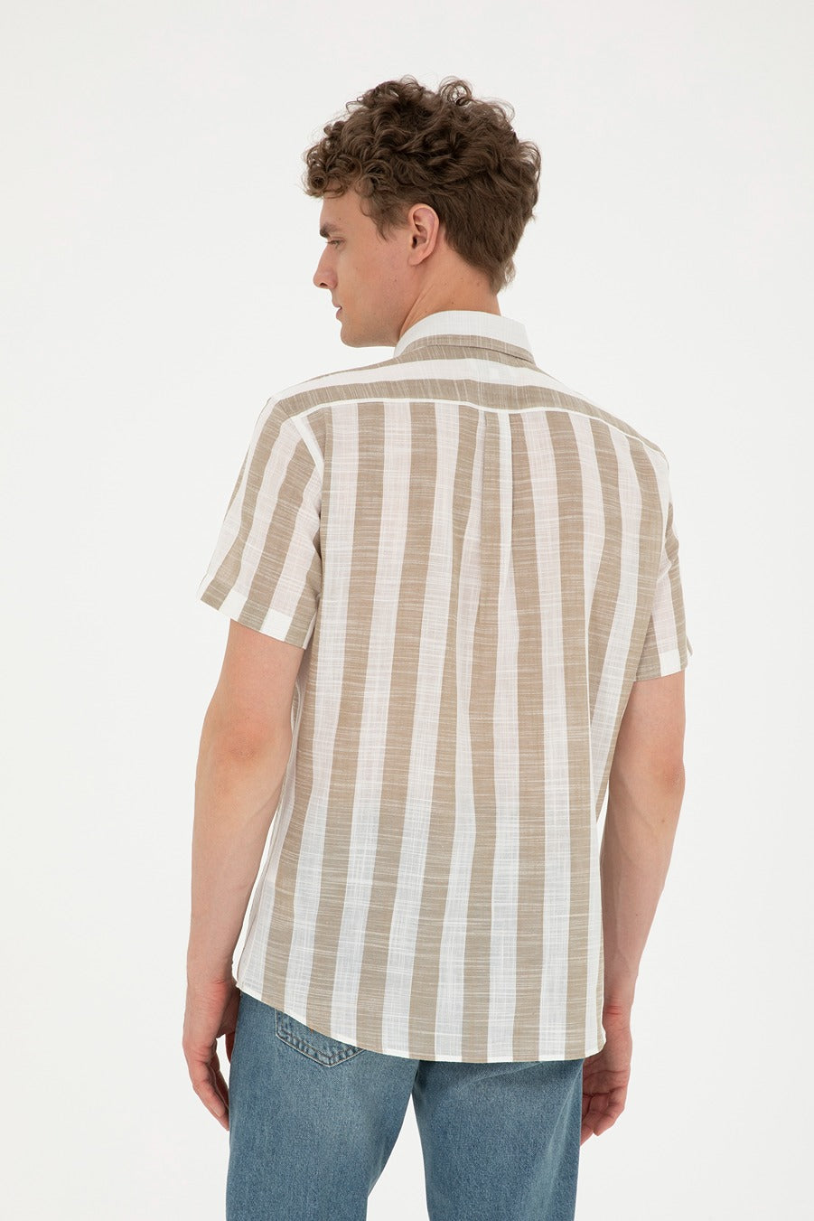 Mens Shirt Khaki
