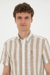 Mens Shirt Khaki