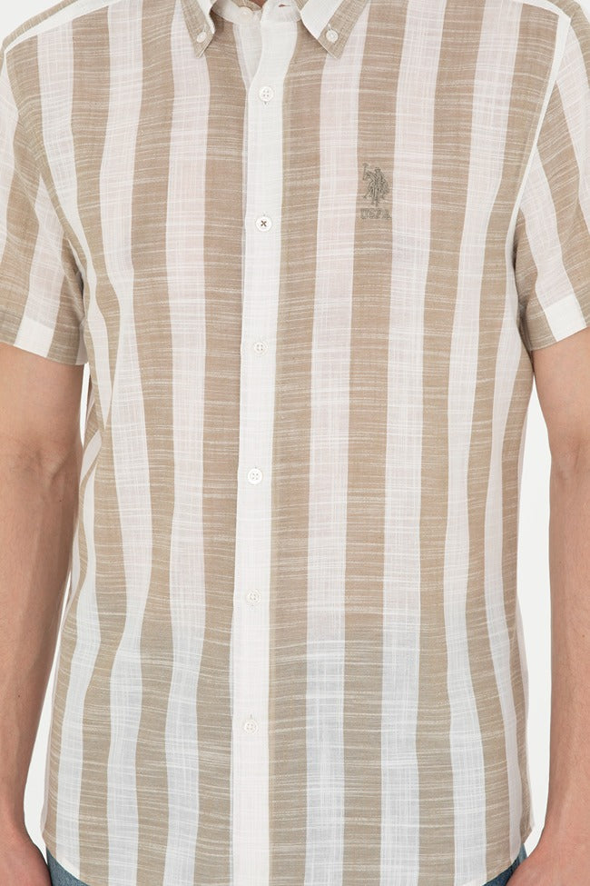 Mens Shirt Khaki