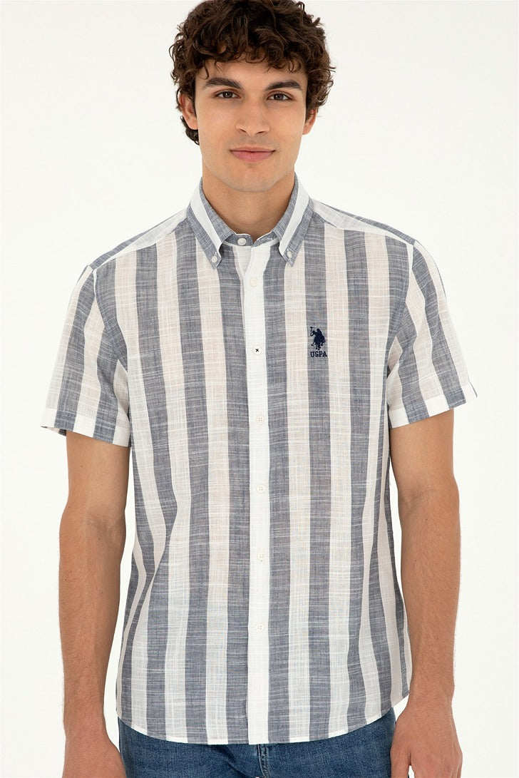 Mens Shirt Navy Blue
